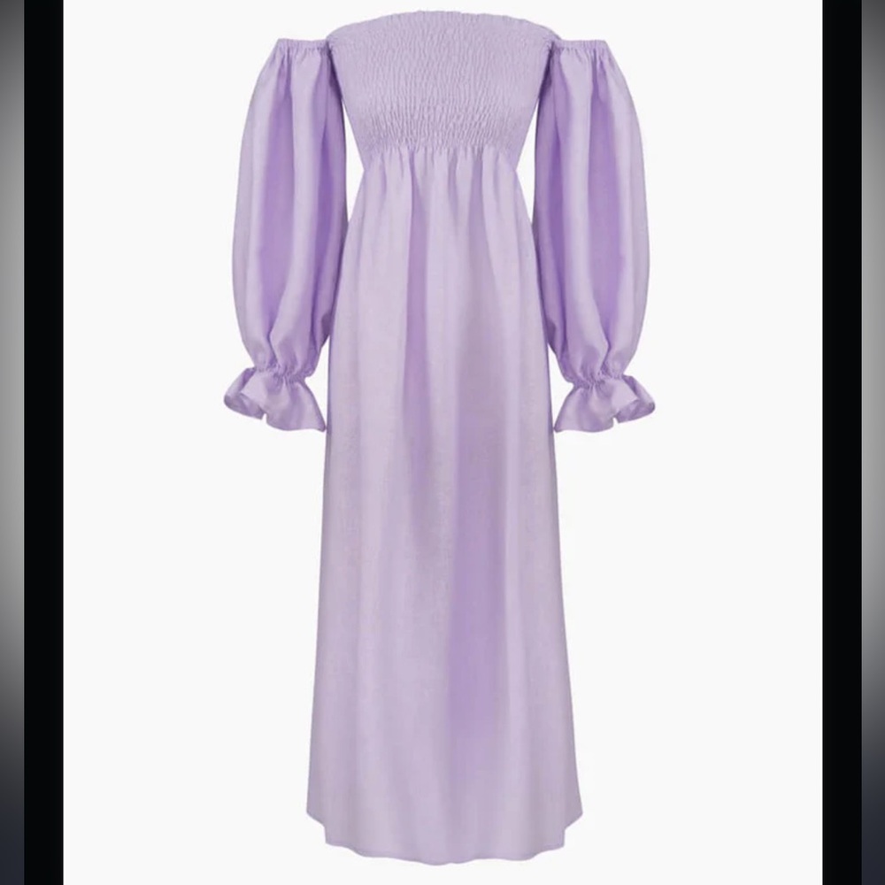 Sleeper Atlanta Dress in Linen